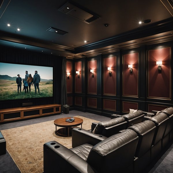 Comment planifier un déménagement pour une maison avec une salle de cinéma privée ?