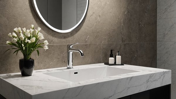 Vasque salle de bain: élégance et style en pierre et marbre